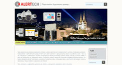 Desktop Screenshot of alertech.sk